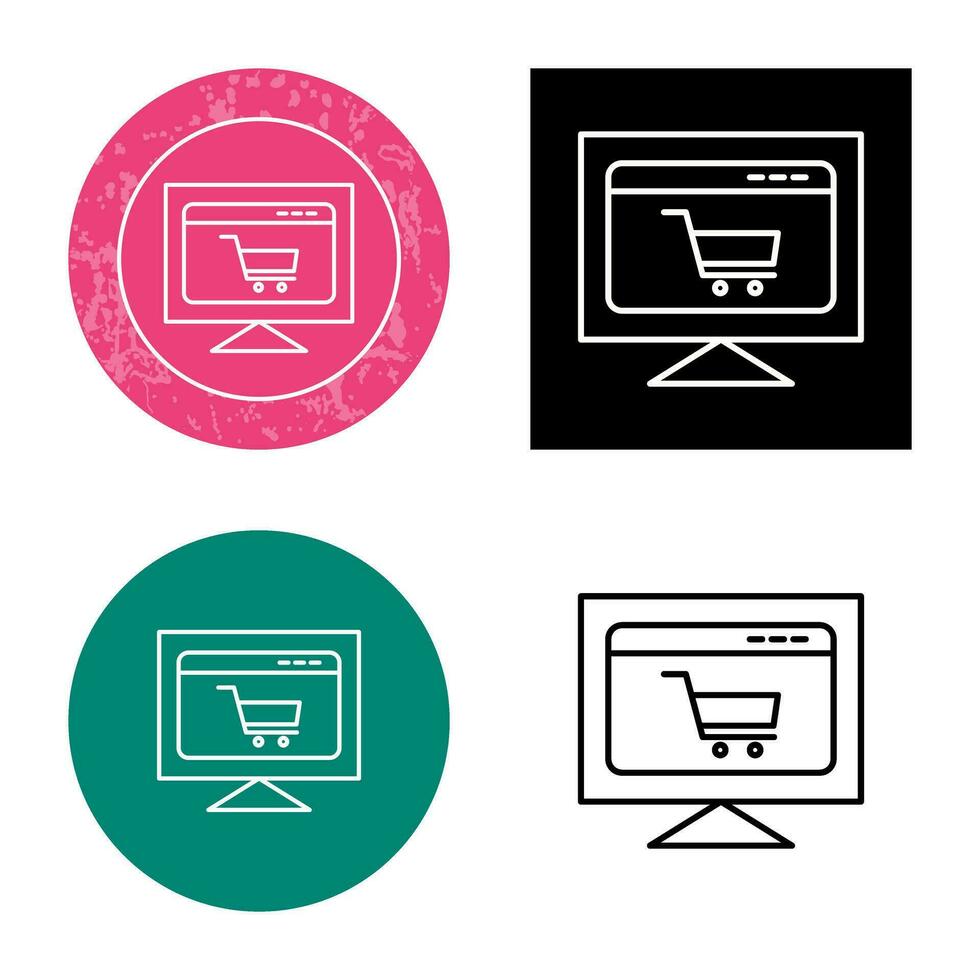 Ecommerce Website Vector Icon