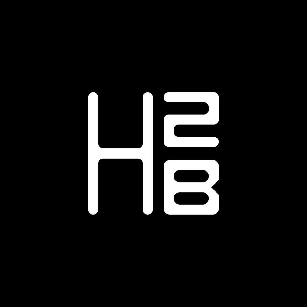 HZB letter logo vector design, HZB simple and modern logo. HZB luxurious alphabet design