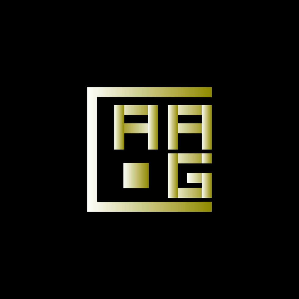 aag letra logo vector diseño, aag sencillo y moderno logo. aag lujoso alfabeto diseño