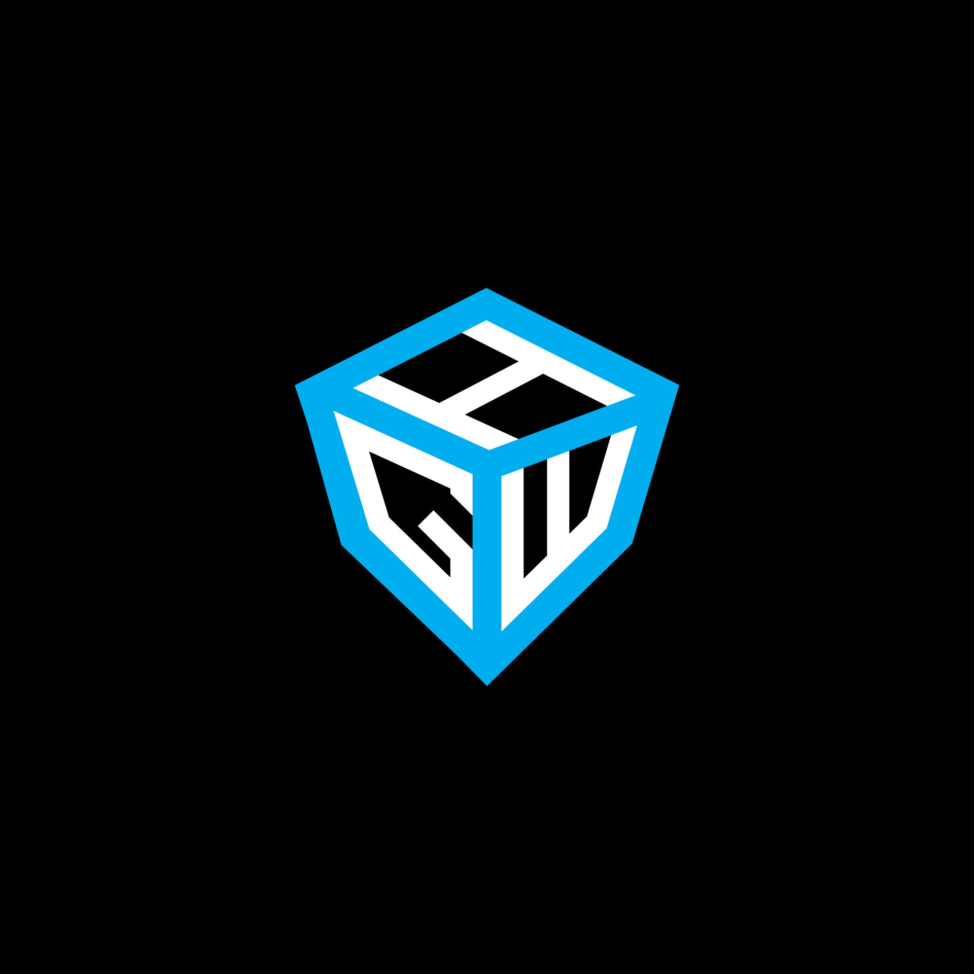 HGW letter logo vector design, HGW simple and modern logo. HGW