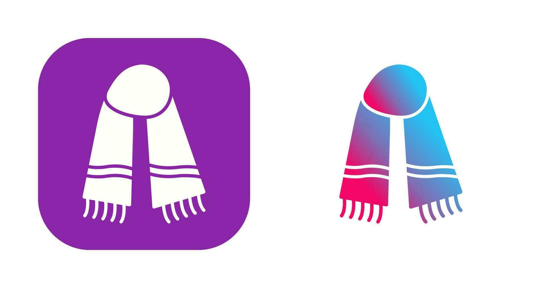 Warm Scarf Vector Icon