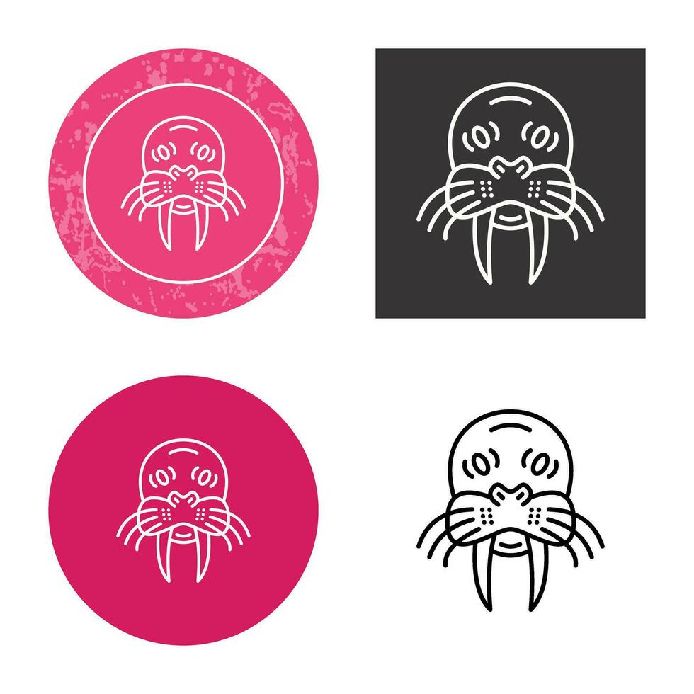 Walrus Vector Icon