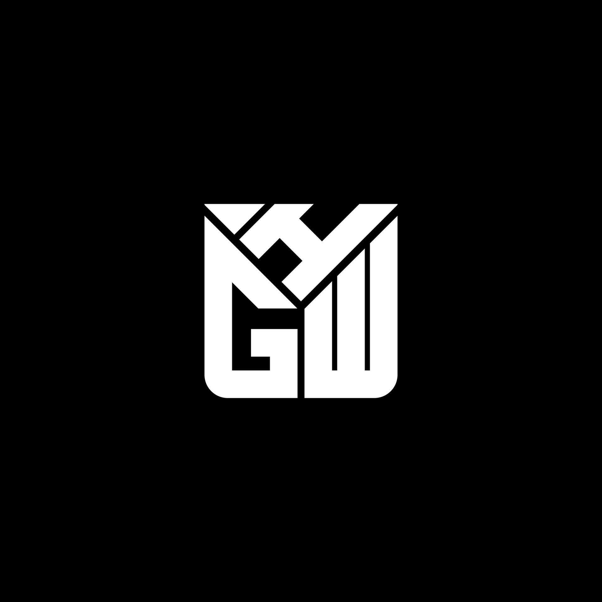 HGW letter logo vector design, HGW simple and modern logo. HGW