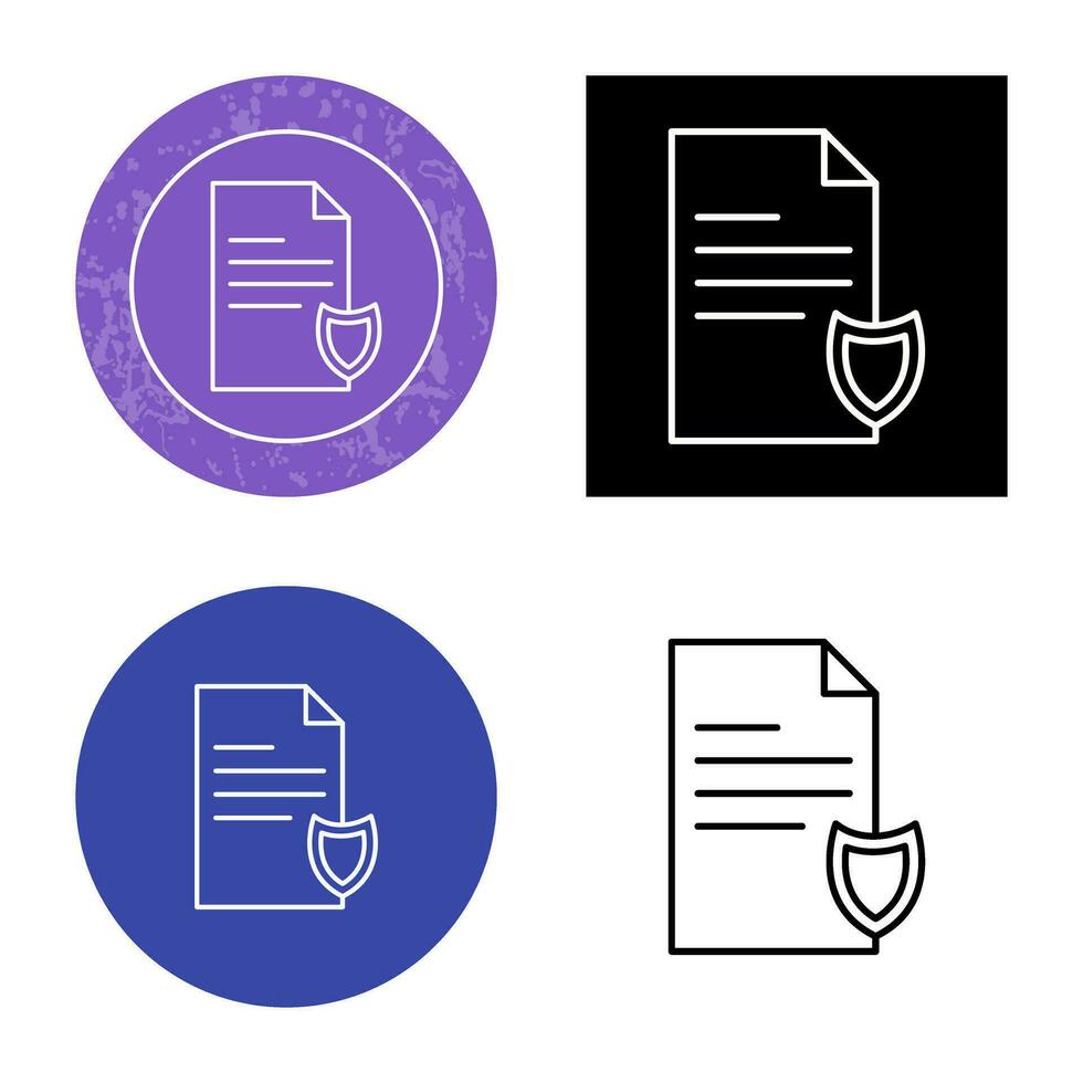 Private Document Vector Icon