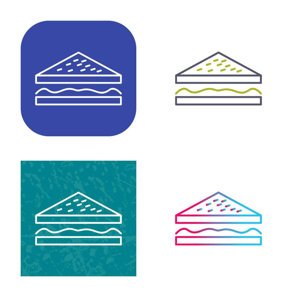 Unique Sandwich Vector Icon
