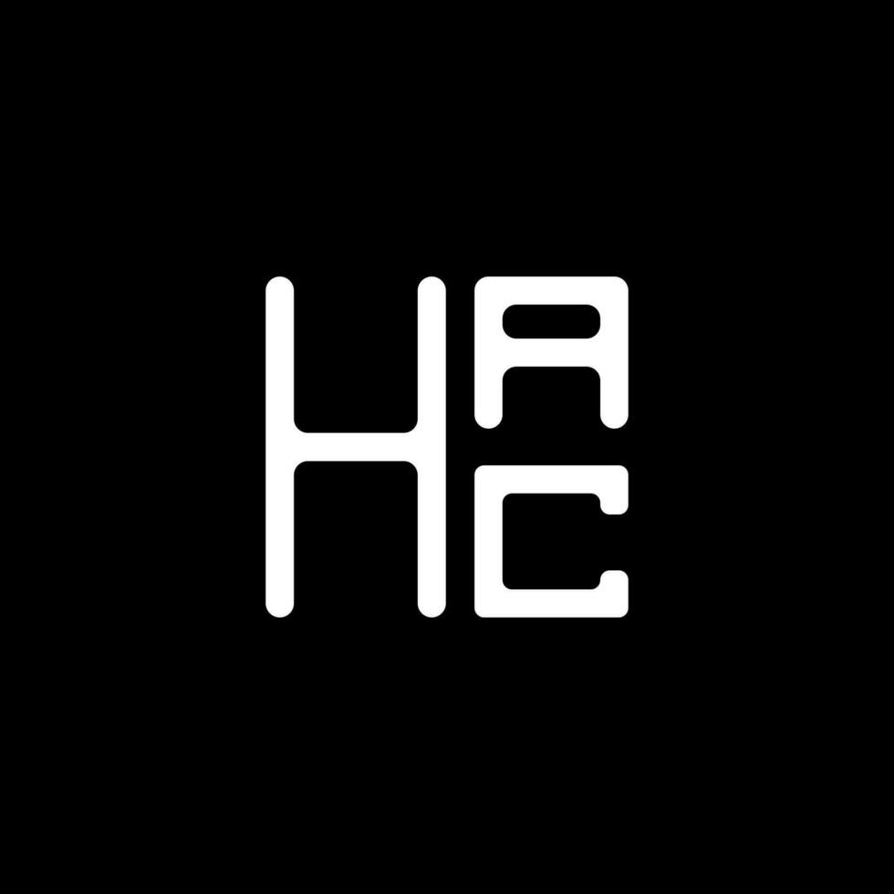 HAC letter logo vector design, HAC simple and modern logo. HAC luxurious alphabet design