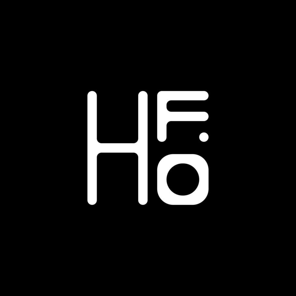 hfo letra logo vector diseño, hfo sencillo y moderno logo. hfo lujoso alfabeto diseño