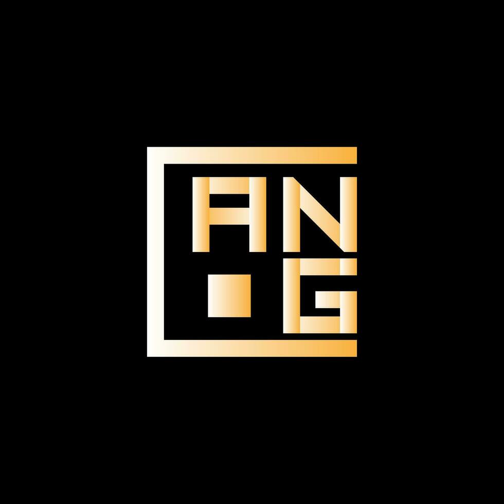 ANG letter logo vector design, ANG simple and modern logo. ANG luxurious alphabet design
