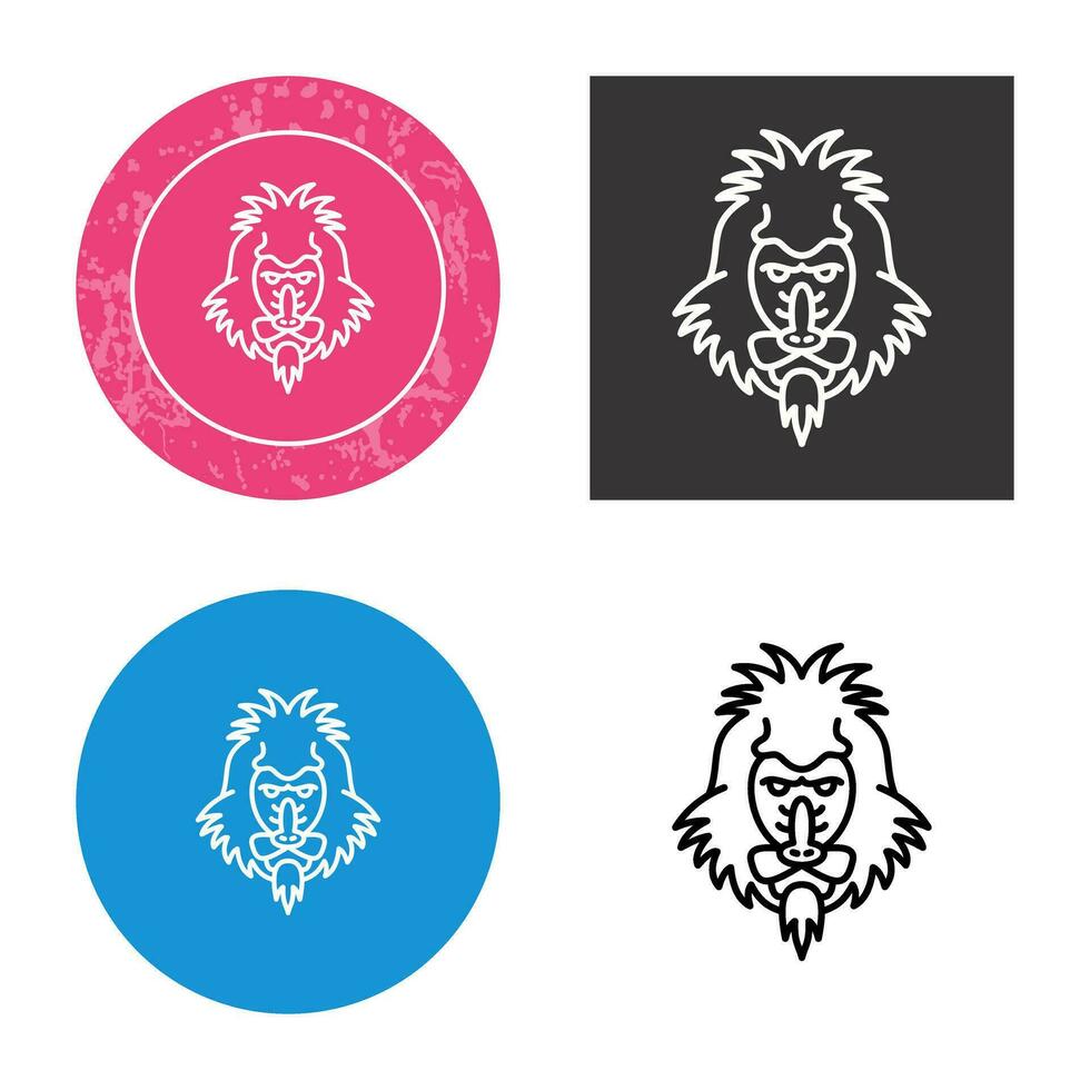 Mandrill Vector Icon