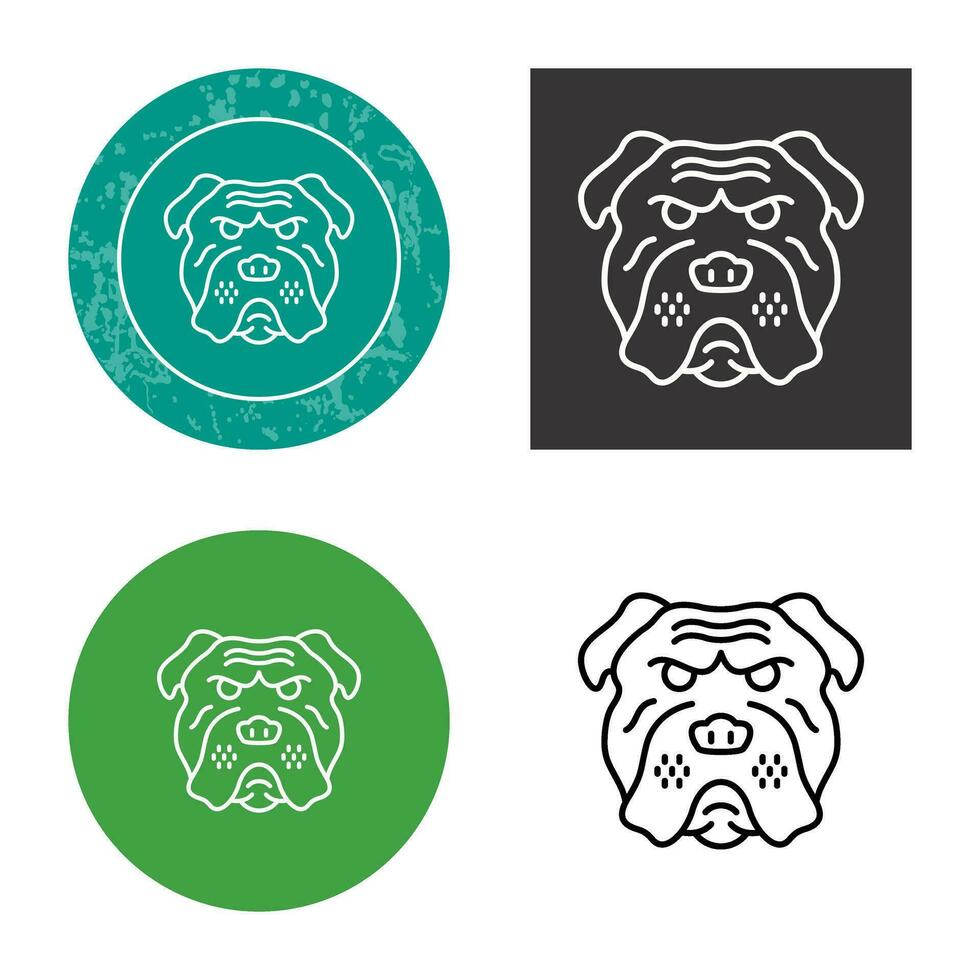 Bulldog Vector Icon