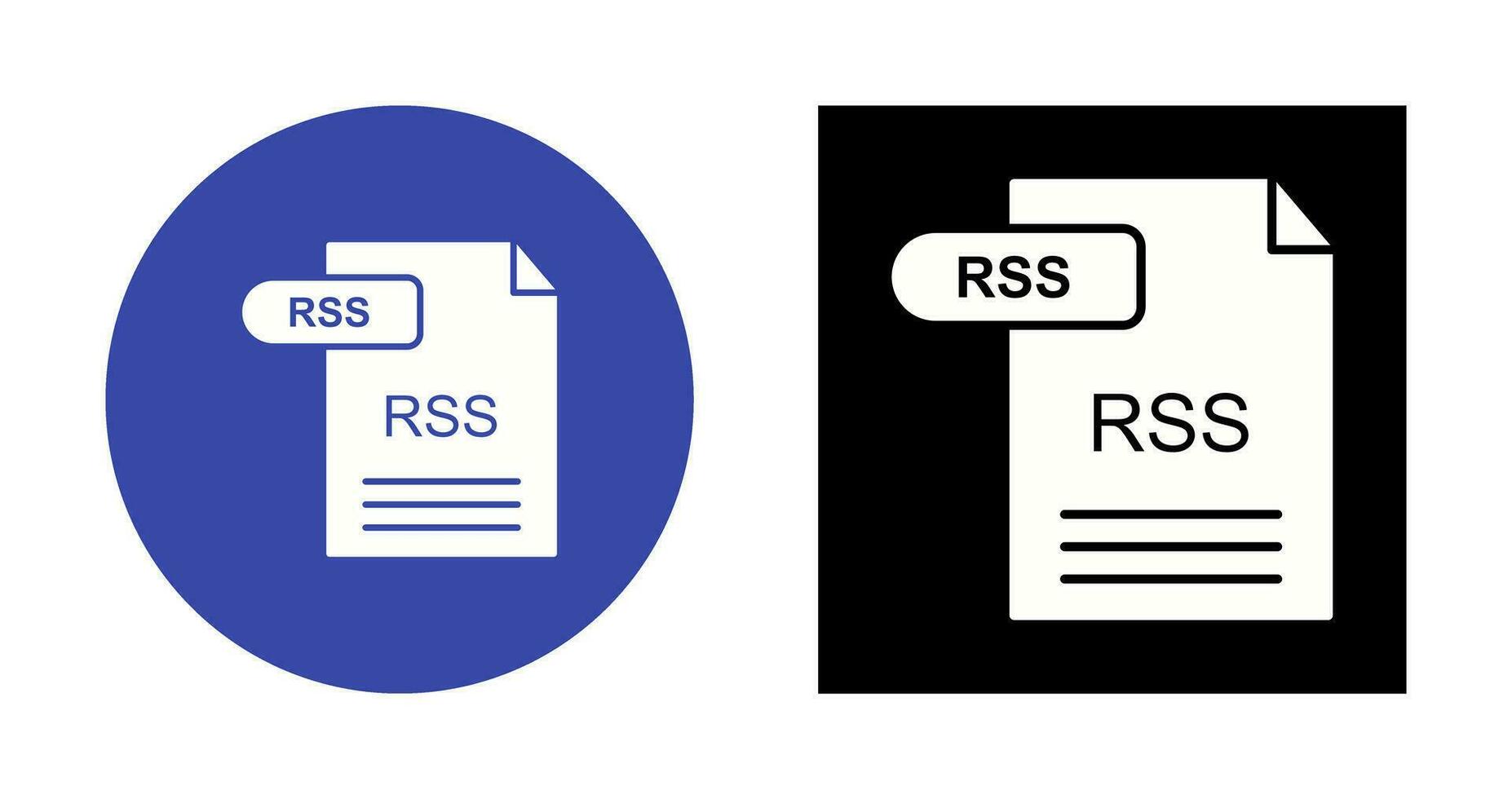 icono de vector de rss