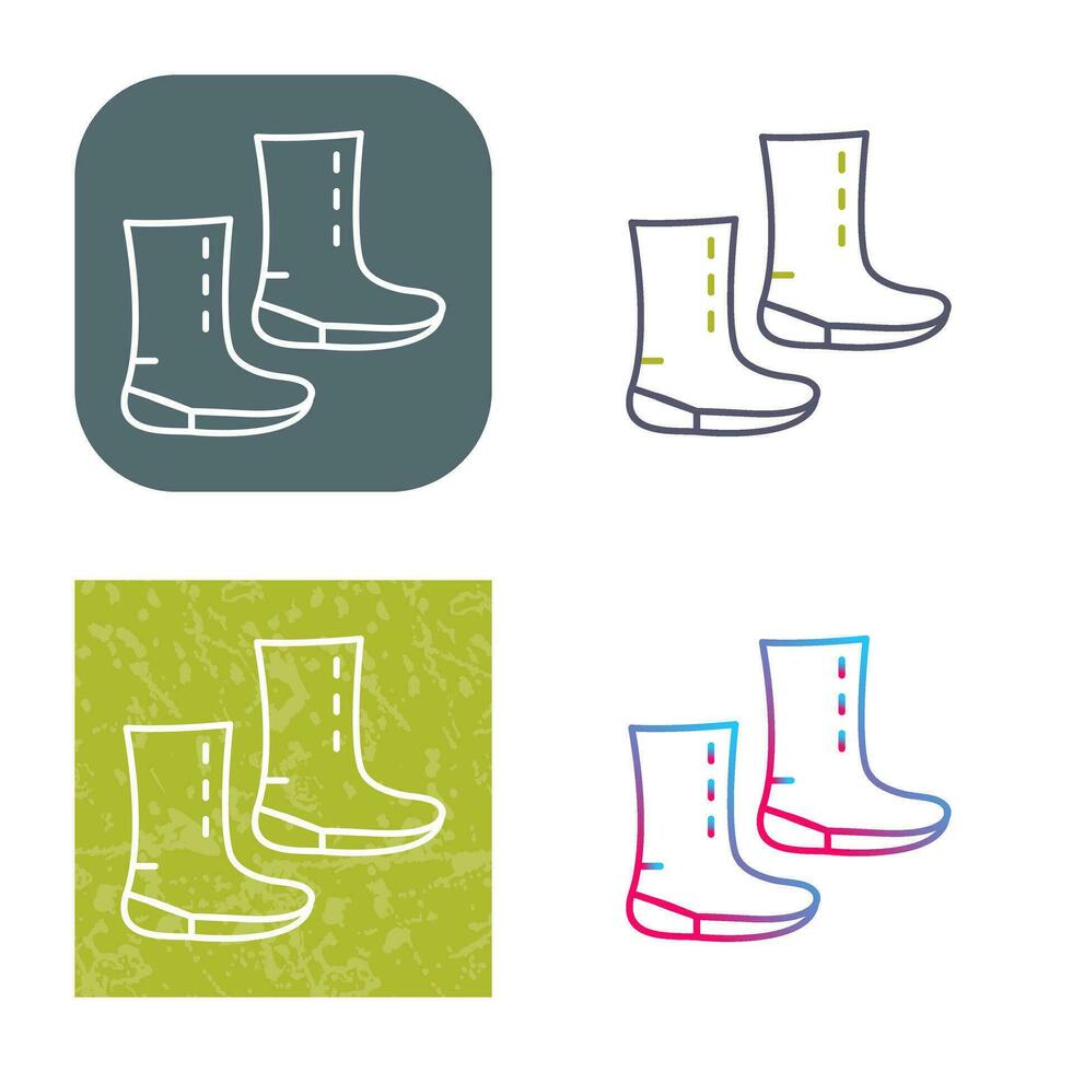 Unique Boots Vector Icon