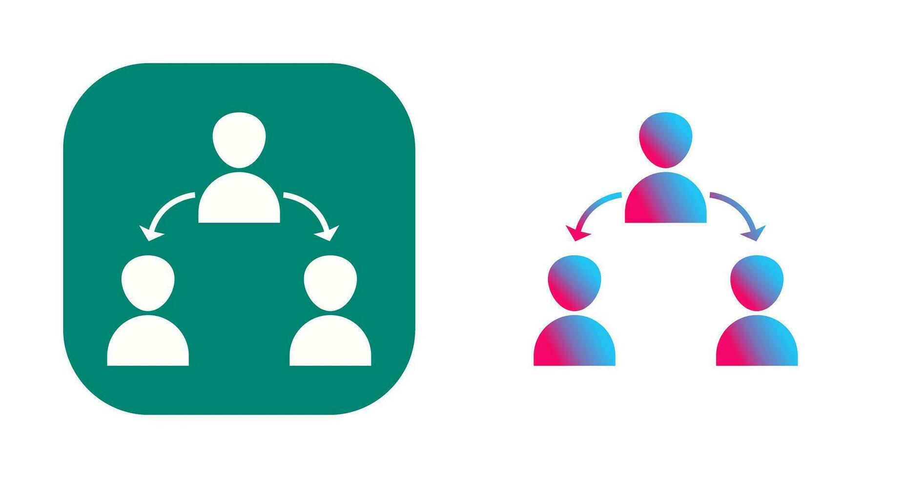 Unique Connected Users Vector Icon