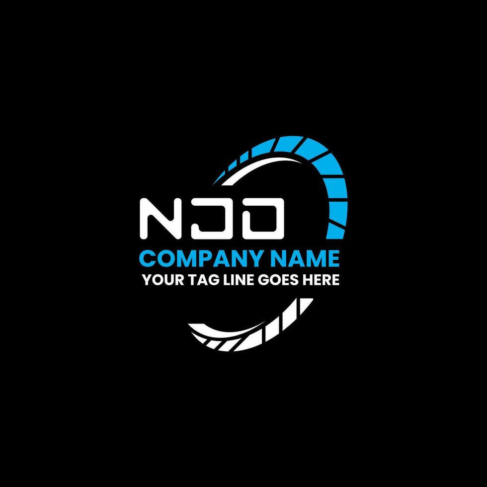 NJD letter logo vector design, NJD simple and modern logo. NJD luxurious alphabet design