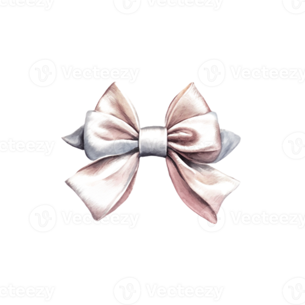 Bow Ribbon Set AI Generative png