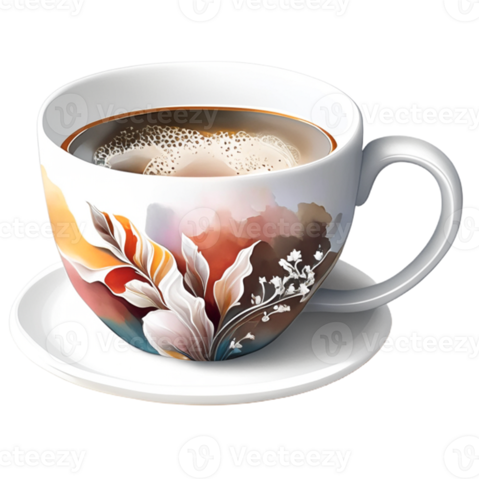 Coffee Cup Hot AI Generative png