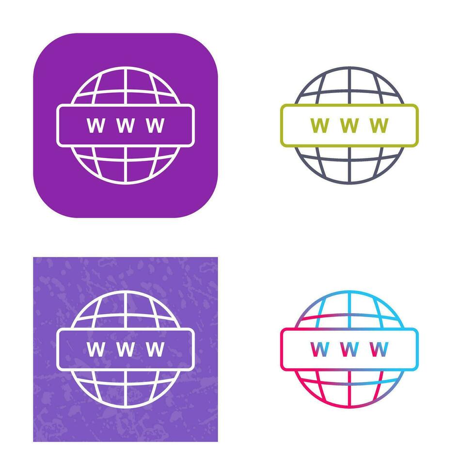 World Wide Web Vector Icon