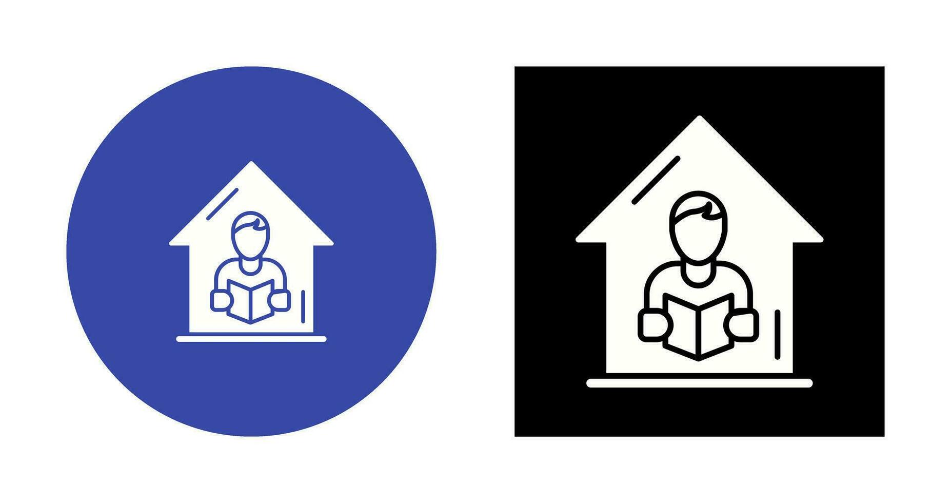 Home Learning Vector Icon