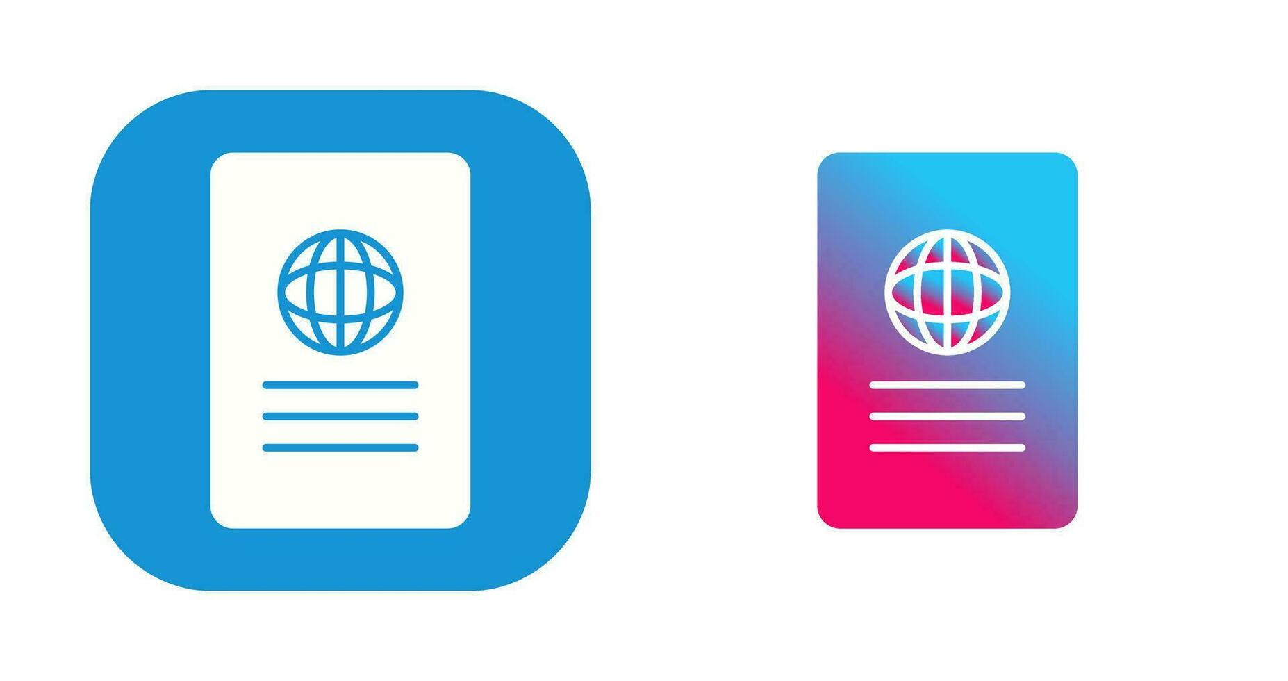 Unique Global Report Vector Icon