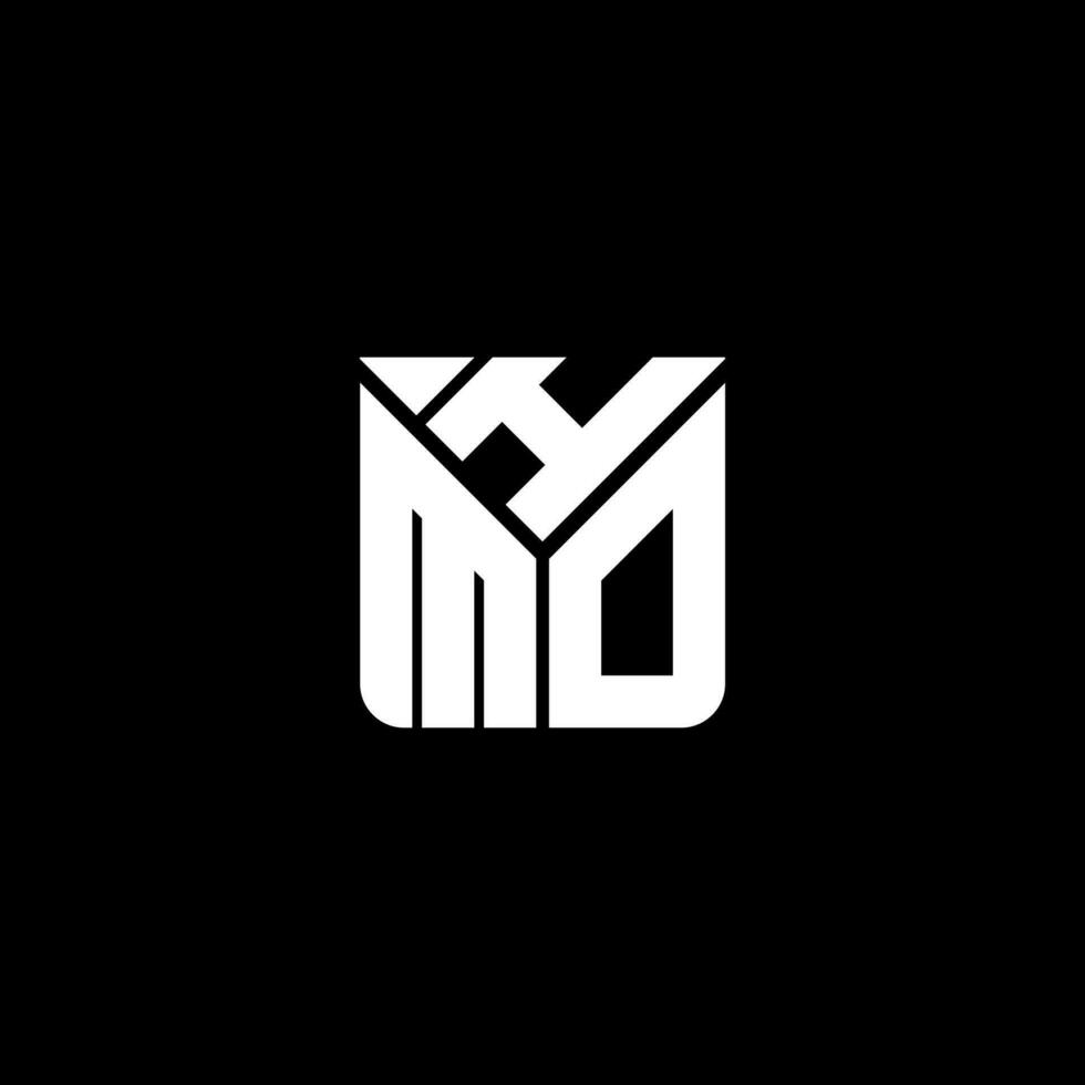 HMO letter logo vector design, HMO simple and modern logo. HMO luxurious alphabet design