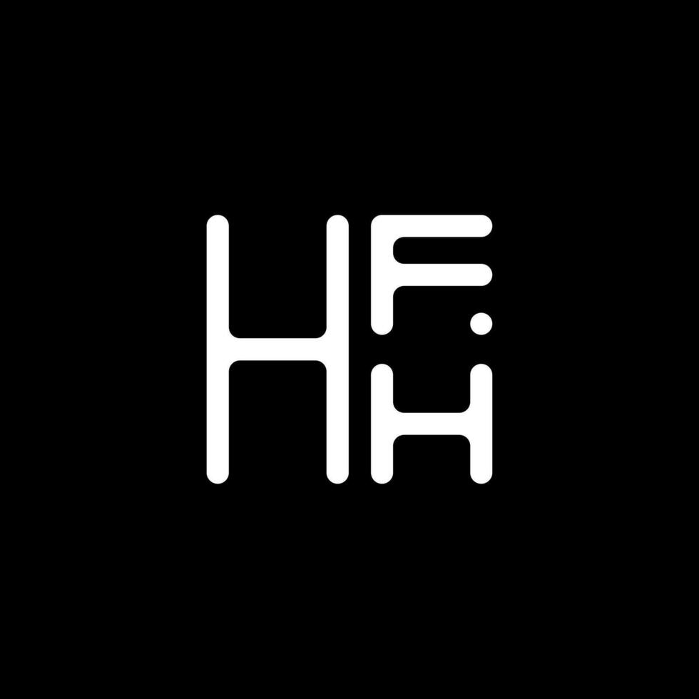 hfh letra logo vector diseño, hfh sencillo y moderno logo. hfh lujoso alfabeto diseño