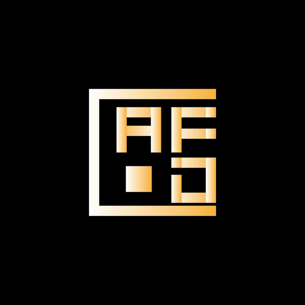 AFD letter logo vector design, AFD simple and modern logo. AFD luxurious alphabet design