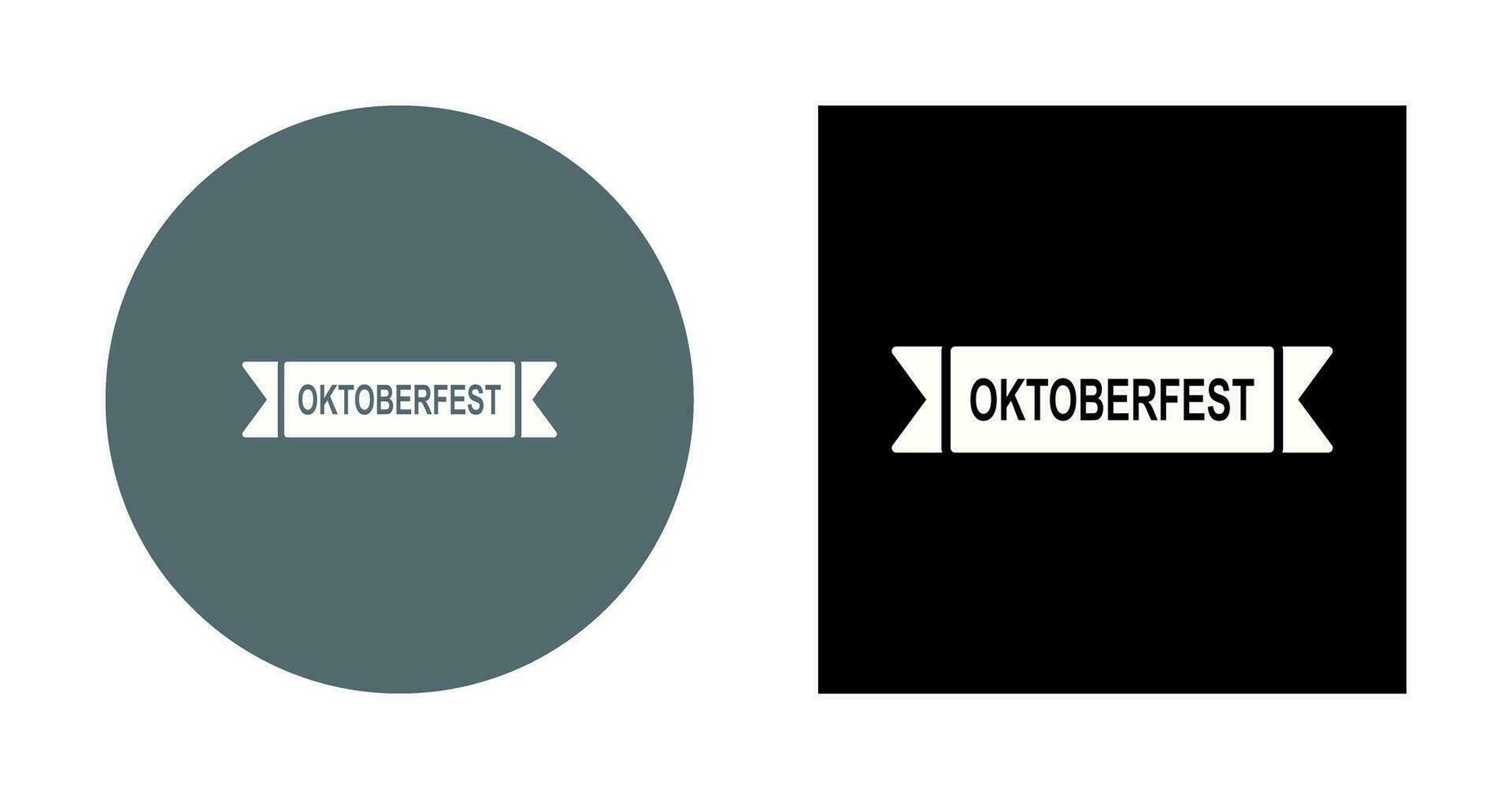 Oktoberfest Banner Vector Icon