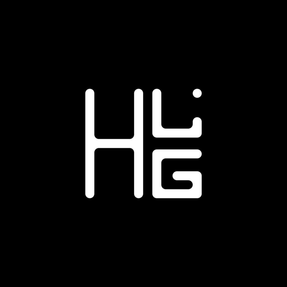 hlg letra logo vector diseño, hlg sencillo y moderno logo. hlg lujoso alfabeto diseño