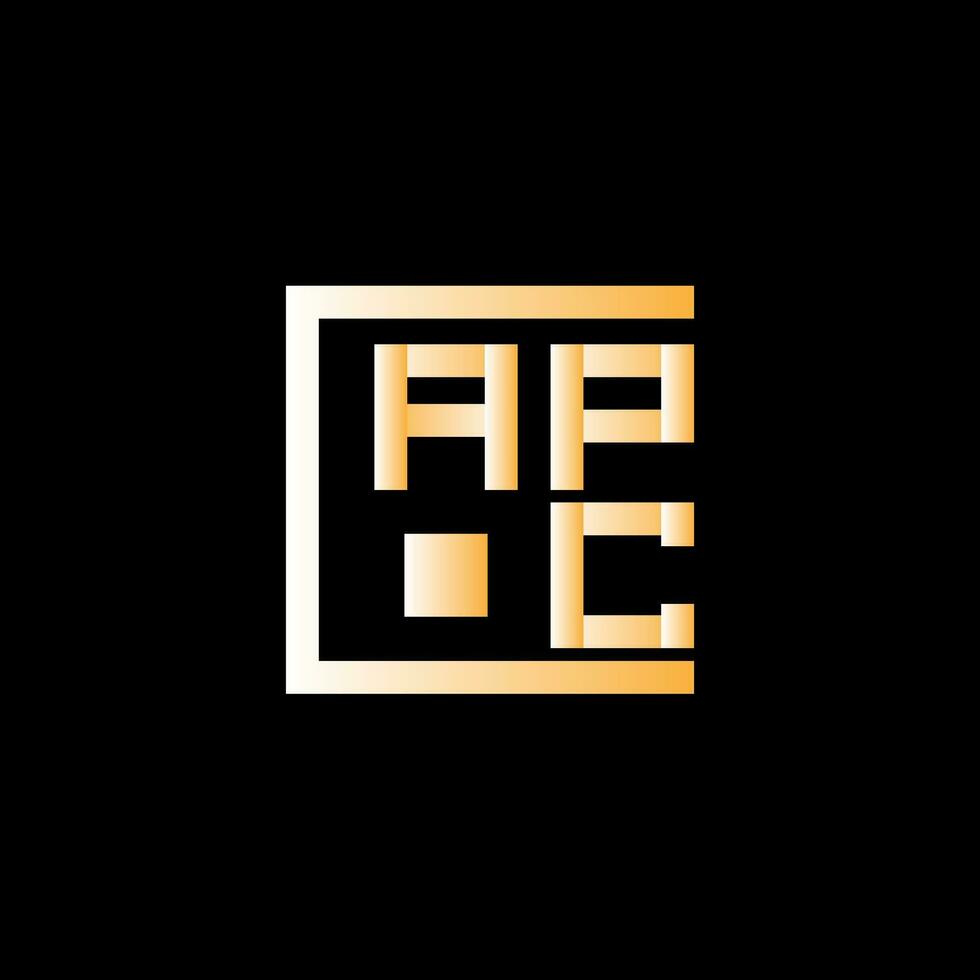 APC letter logo vector design, APC simple and modern logo. APC
