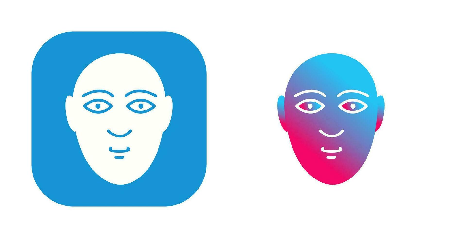 Human Face Vector Icon