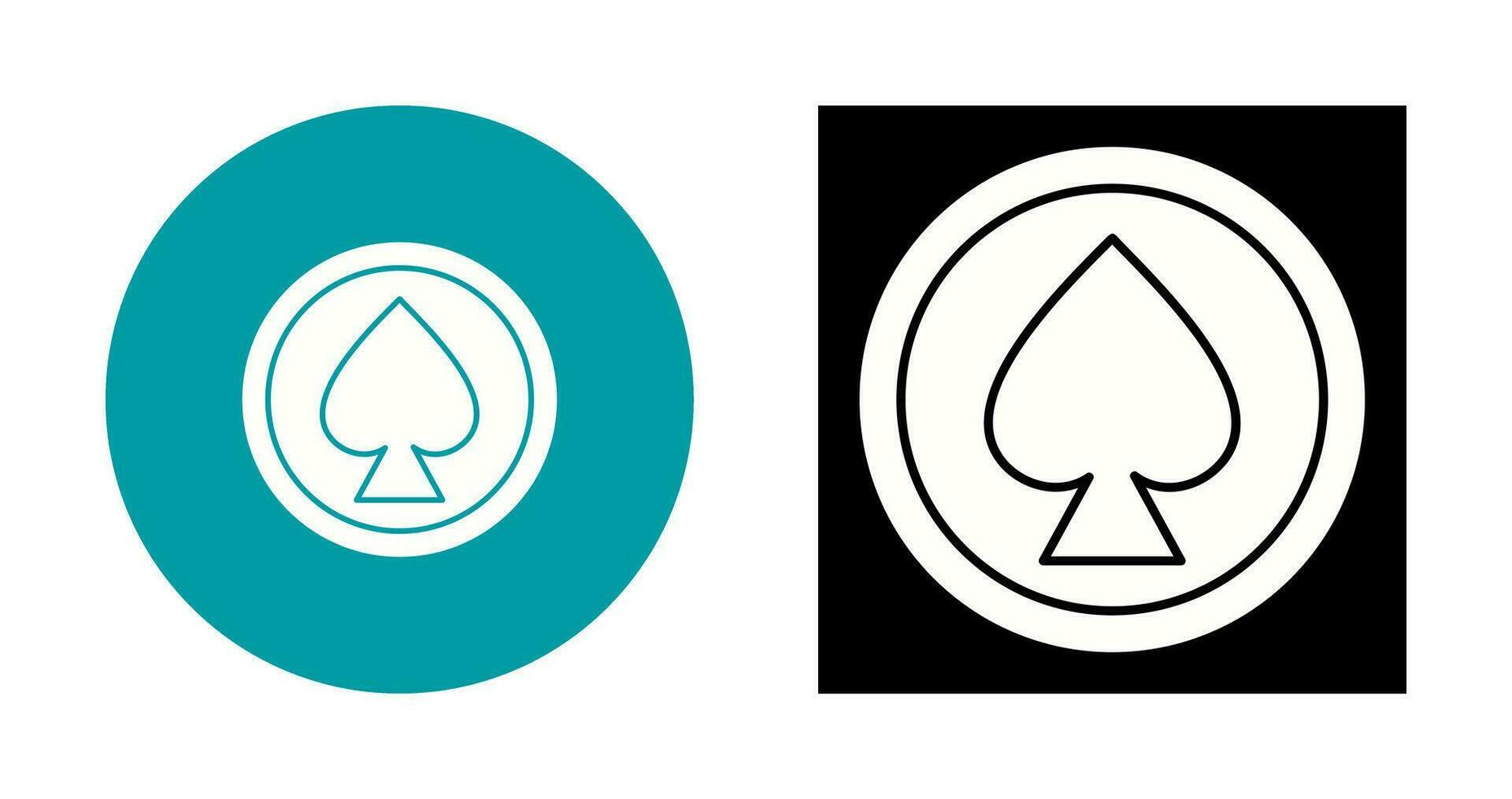 Unique Spade Vector Icon
