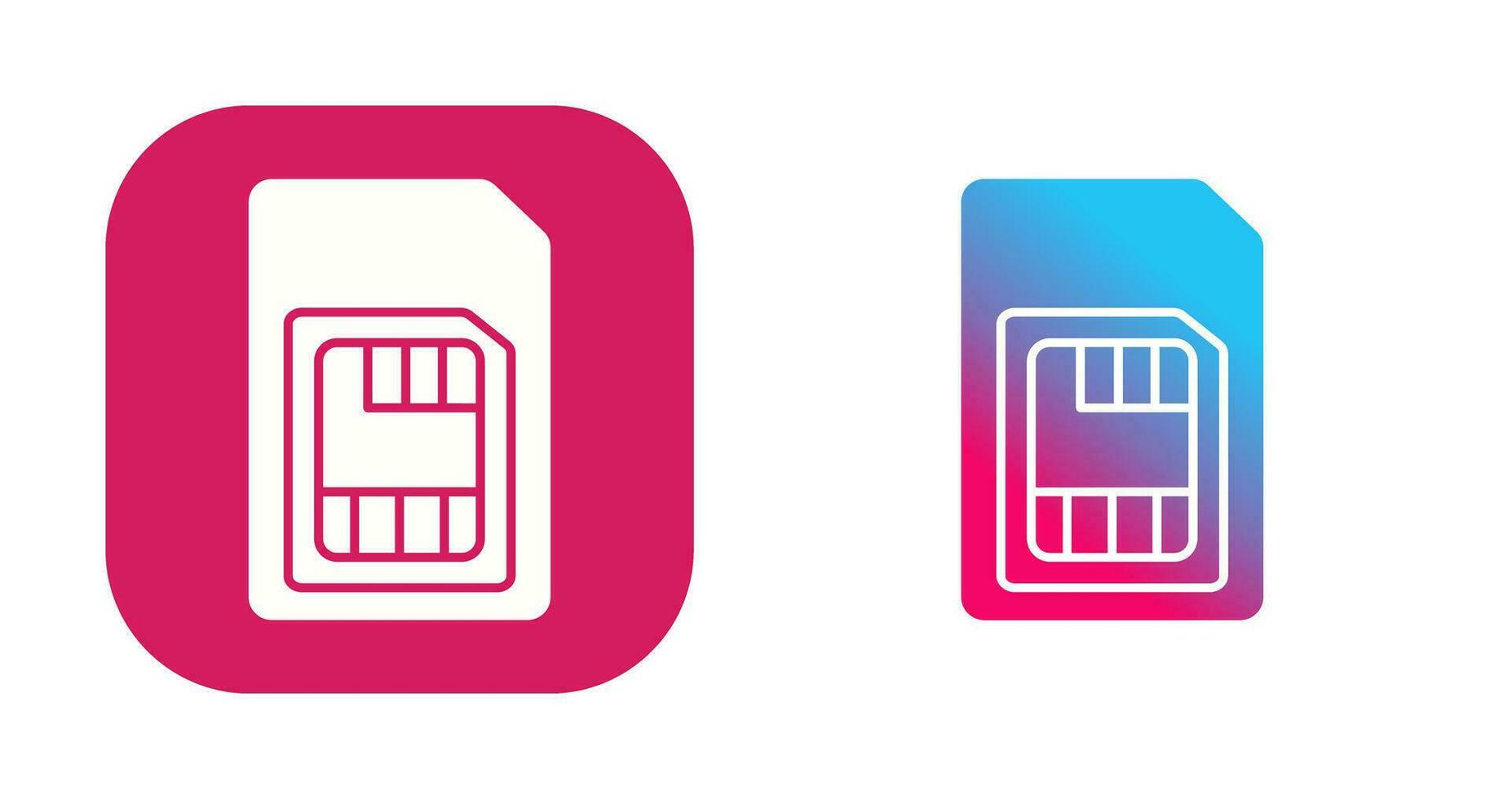 Sim Card Vector Icon