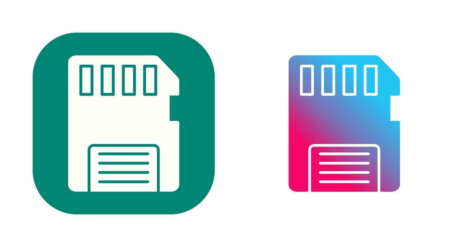 Memory Card Vector Icon