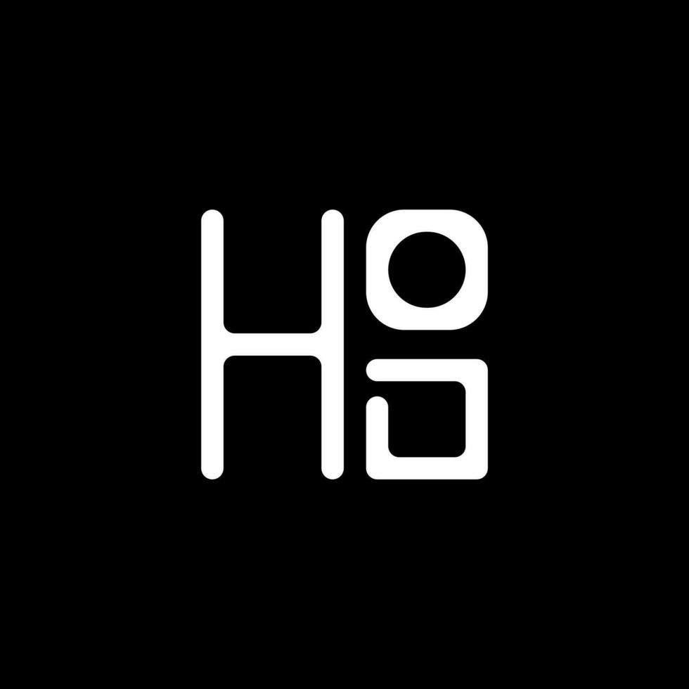 HOD letter logo vector design, HOD simple and modern logo. HOD luxurious alphabet design