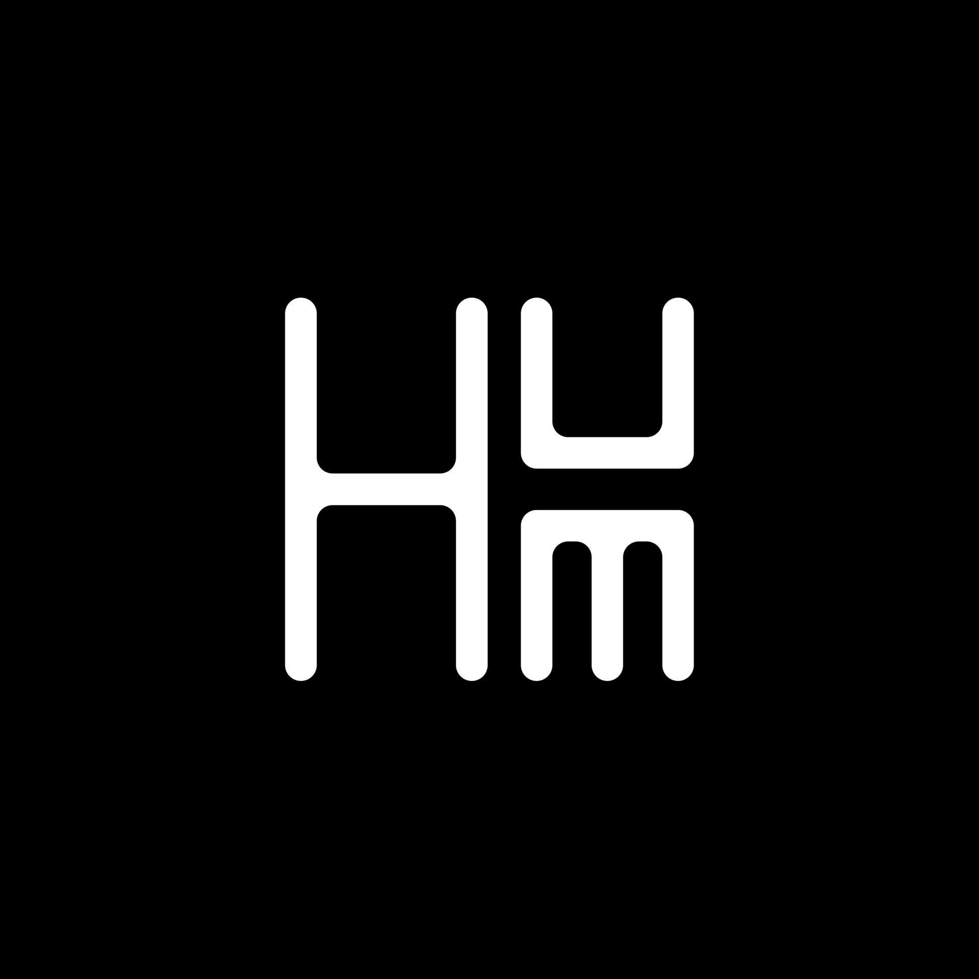 HUM letter logo vector design, HUM simple and modern logo. HUM ...