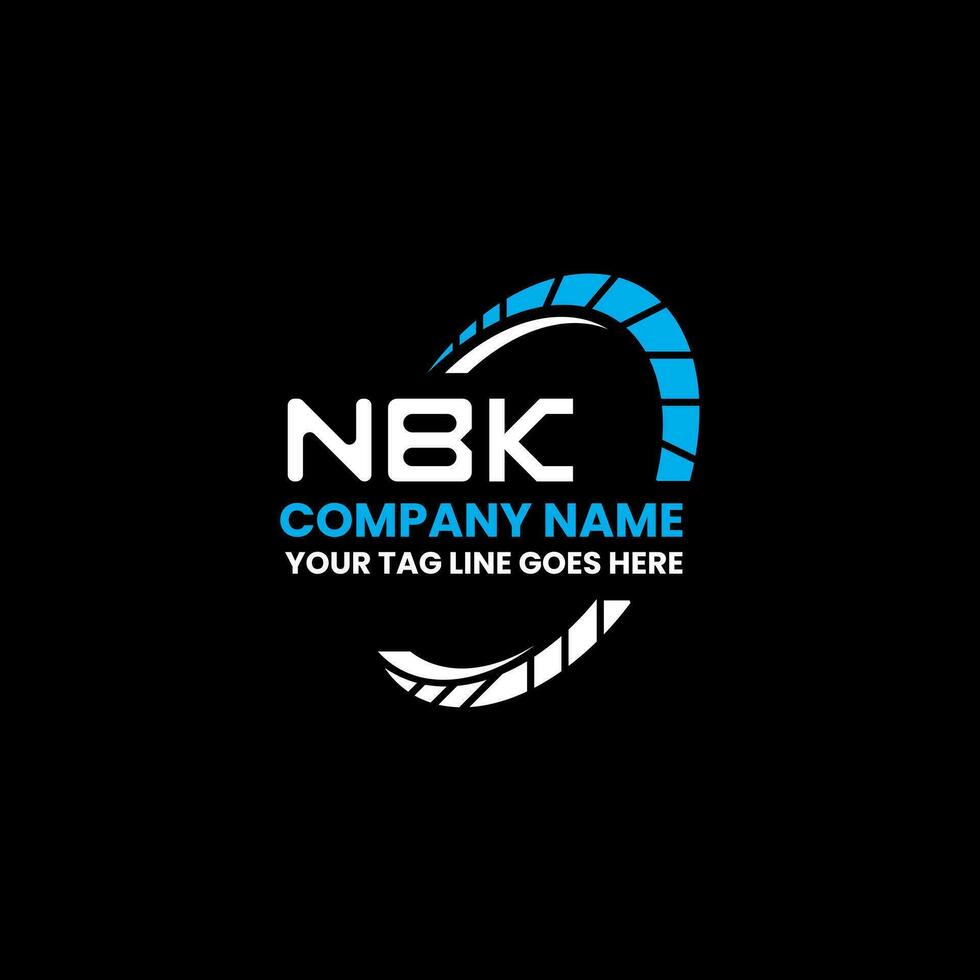 NBK letter logo vector design, NBK simple and modern logo. NBK luxurious alphabet design
