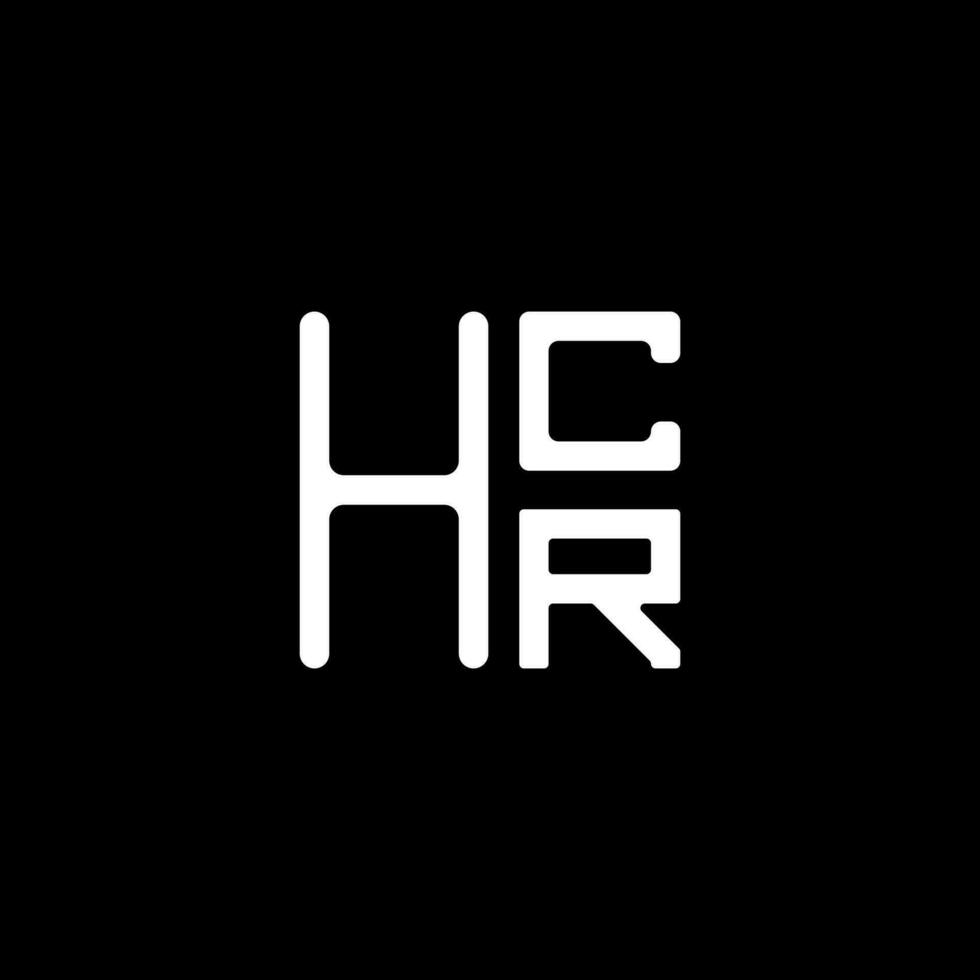 hcr letra logo vector diseño, hcr sencillo y moderno logo. hcr lujoso alfabeto diseño