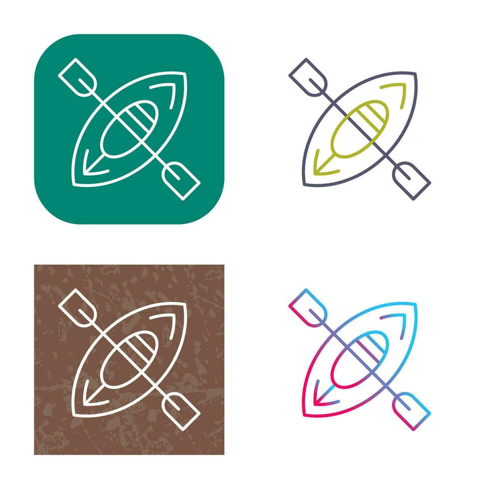 Kayak Vector Icon