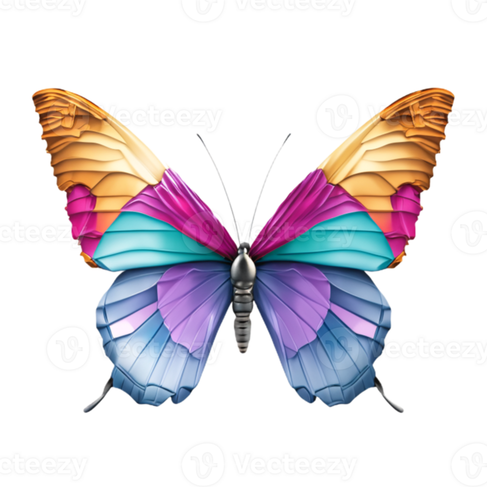 Butterfly Colorful Beauty AI Generative png