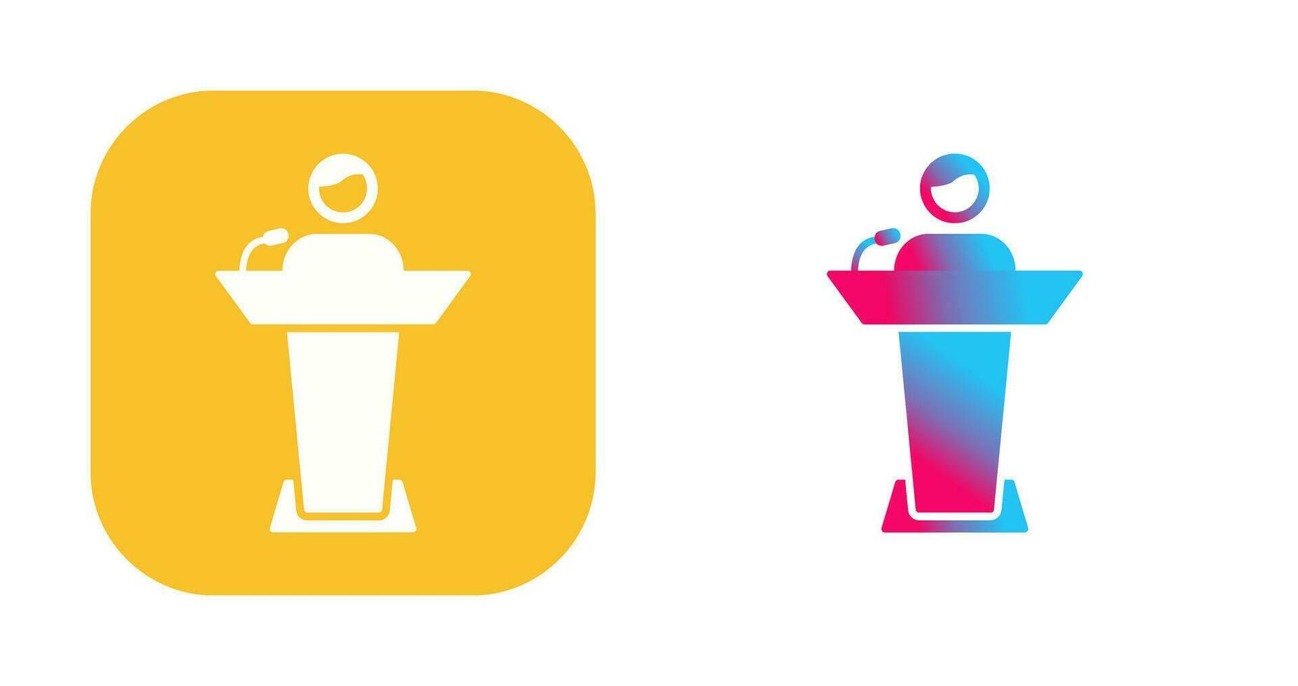 Elected Candidate Vector Icon