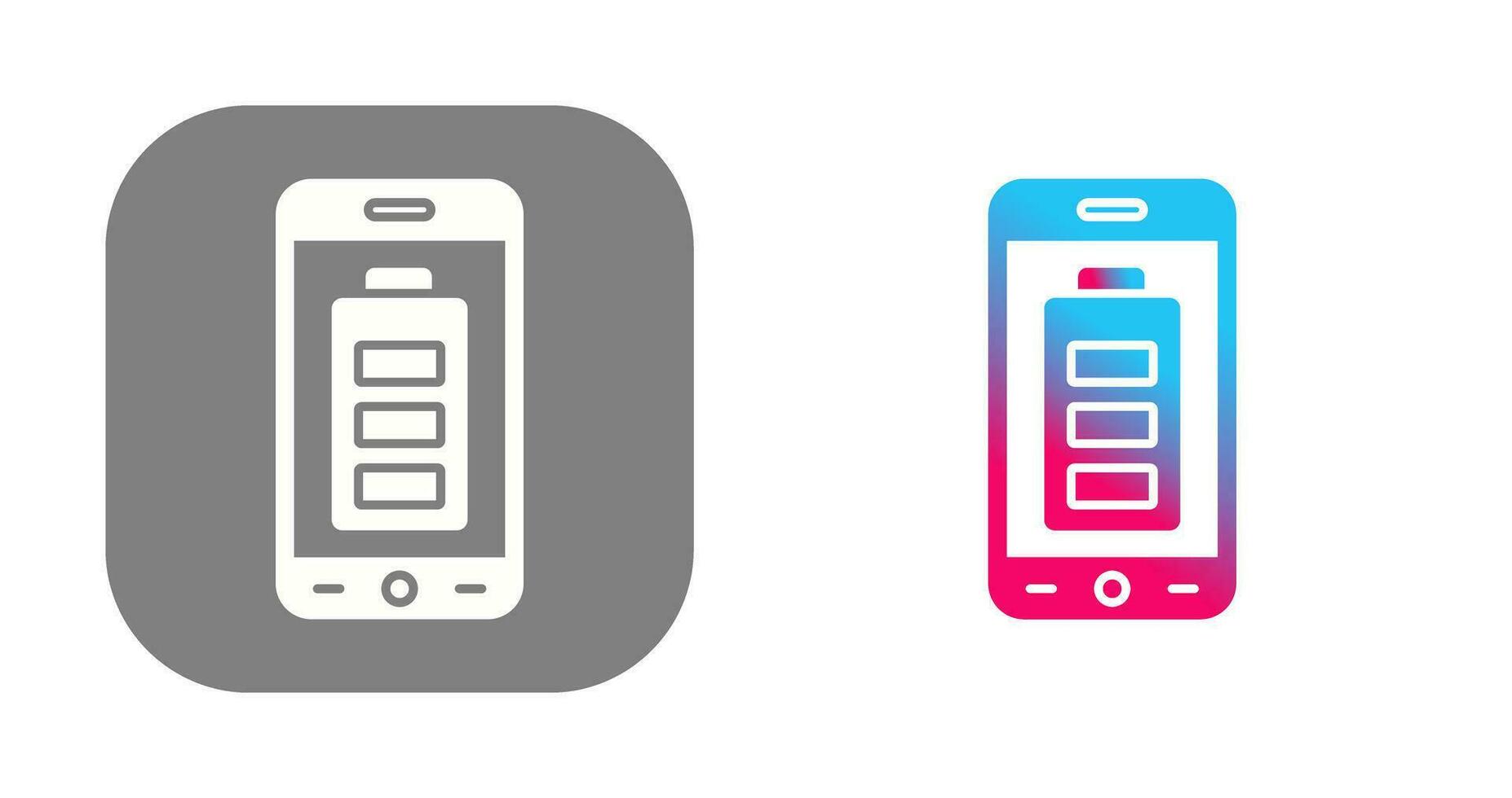 Mobile Battery Vector Icon