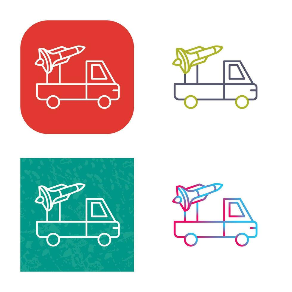 Missile Truck Vector Icon