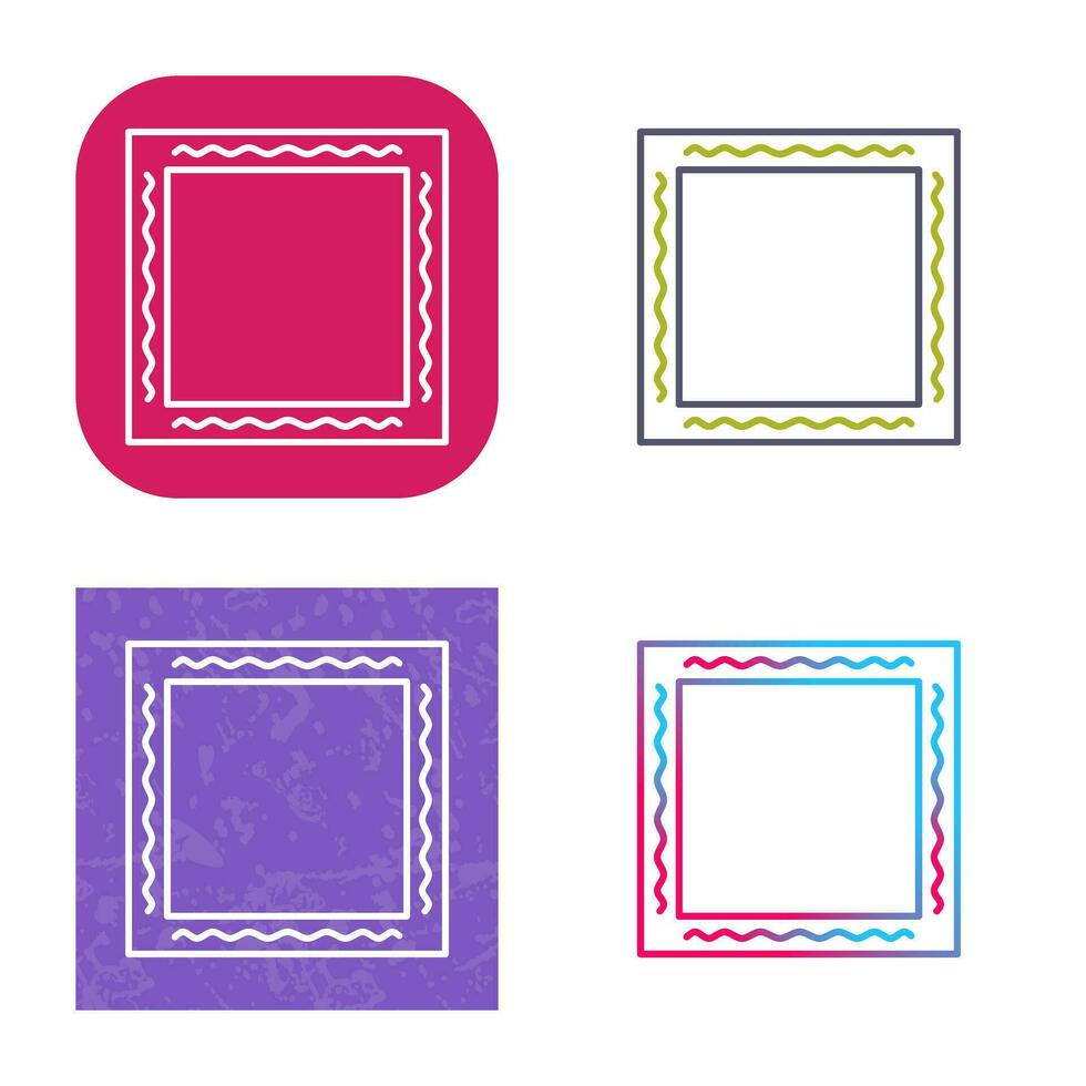 Unique Frame Vector Icon