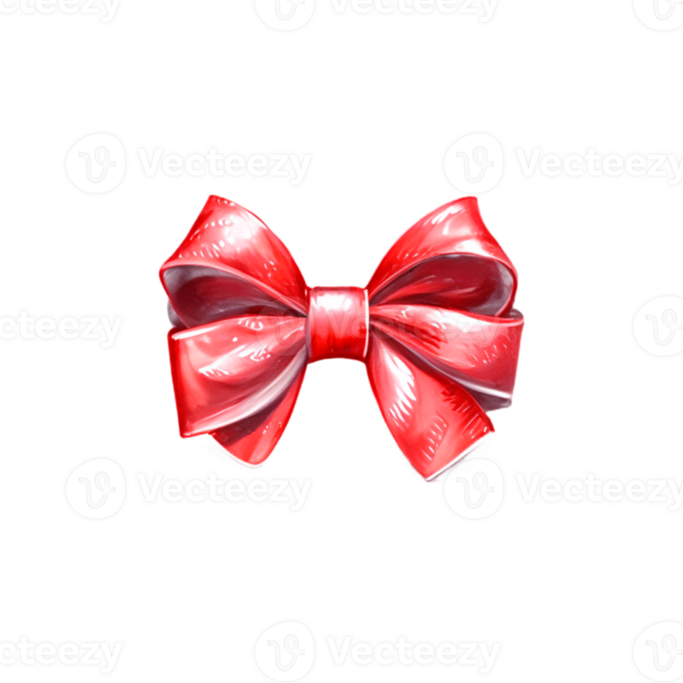 Bow Ribbon Set AI Generative png