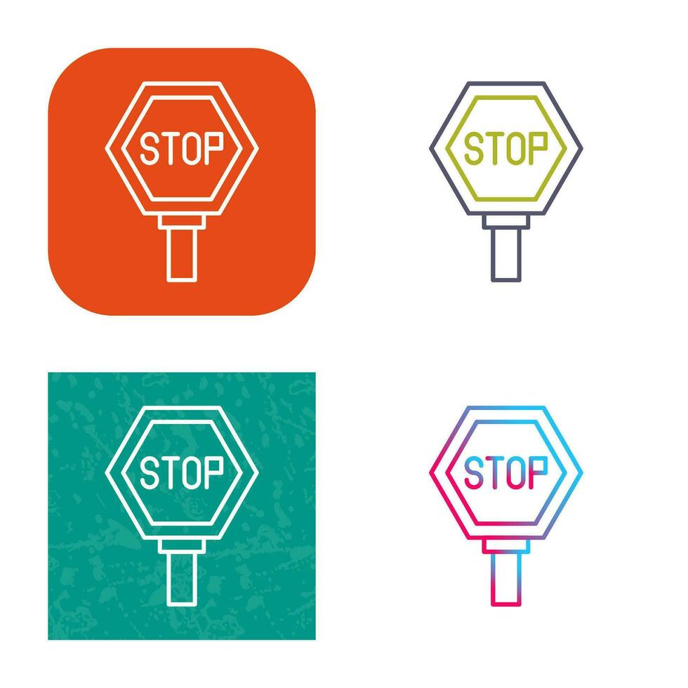 Stop Sign Vector Icon