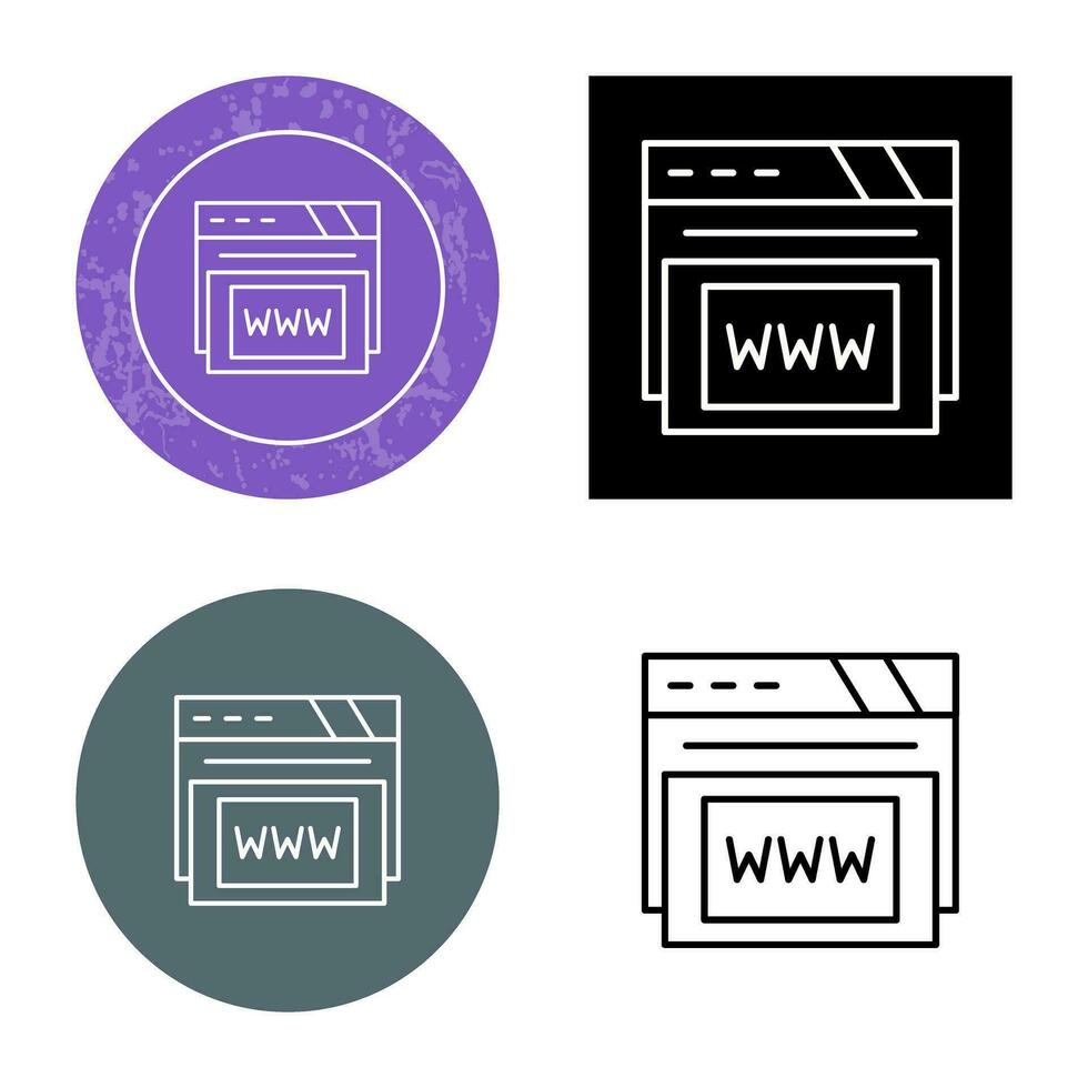 Www Vector Icon