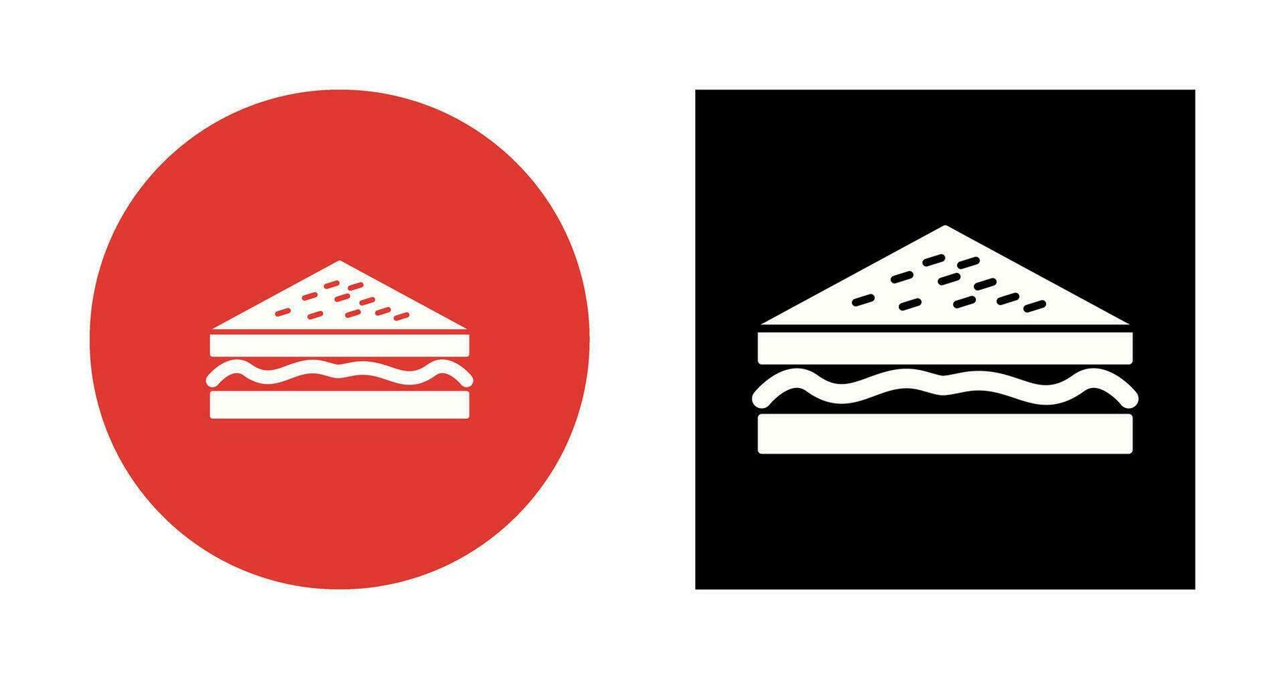 Unique Sandwich Vector Icon