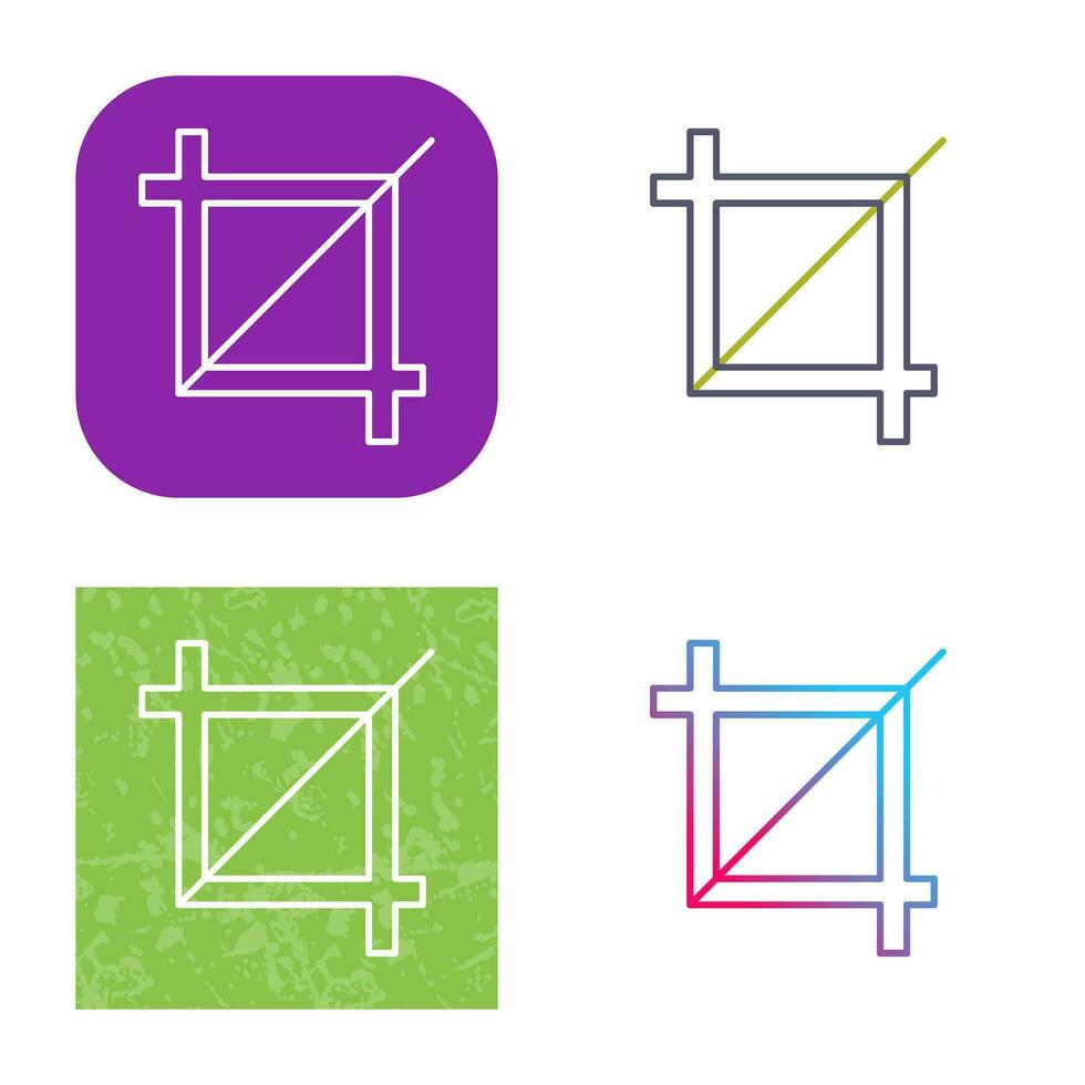 Unique Crop Vector Icon