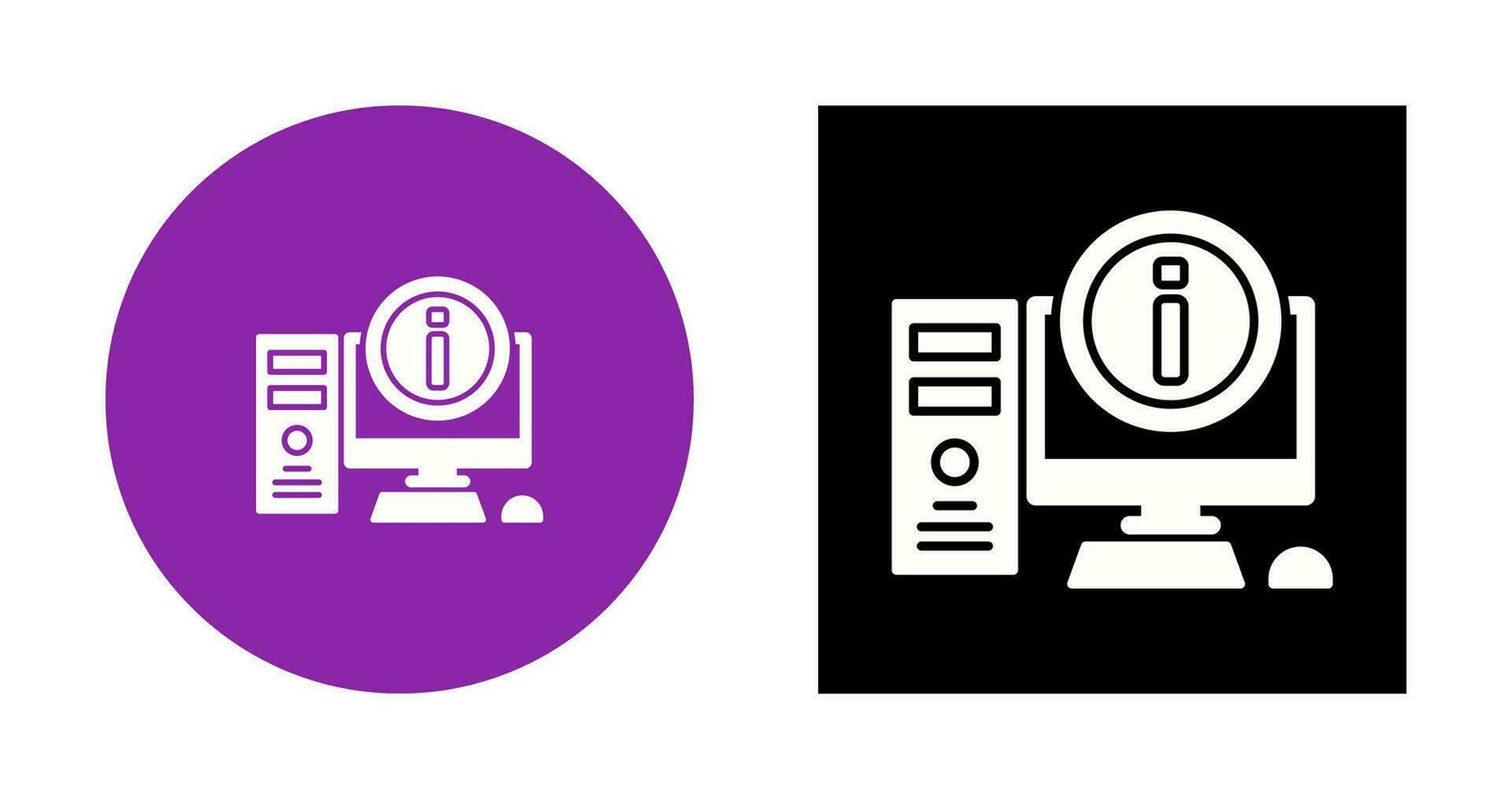 Computer Vector Icon