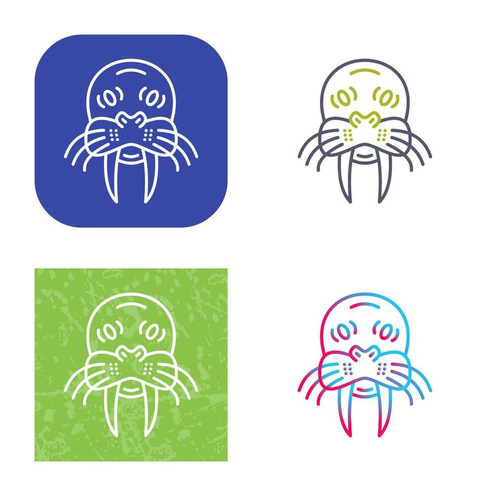 Walrus Vector Icon